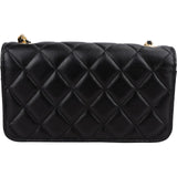 Chanel Quilted Lambskin Coco Casino Single Flap Crossbody Bag
