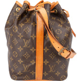 [🔄️B12 / F23] Louis Vuitton Monogram Canvas Sac Noé Petit Shoulder Bag - vintageandkickz