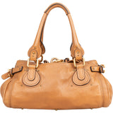 Chloé Grained Leather Paddington Satchel Handbag