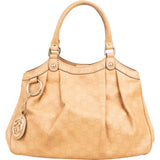 Gucci Beige Guccissima Leather Sukey Handbag