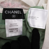 Chanel Multicolor Striped Knit Dott Fruit Buttons Longsleeve Dress (FR 34 / DE 32)
