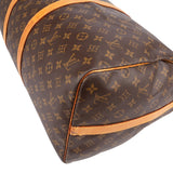 Louis Vuitton Monogram Canvas Keepall 55 Bandoulière Travel Bag