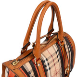 Burberry Nova-Checl Small Alchester Bowling Handbag