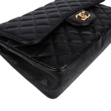 Chanel Quilted Caviar Leather Jumbo Double Flap Crossbody Bag