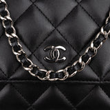 Chanel Quilted Lambskin Wallet on Chain Crossbody Bag