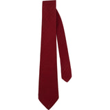 Yves Saint Laurent Striped Emblem Silk Tie Krawatte