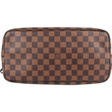 Louis Vuitton Monogram Damier Ebene Neverfull MM Shoulder Bag