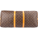 Louis Vuitton Monogram Canvas Keepall 55 Bandoulière Travel Bag