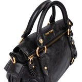 Miu Miu Vitello Lux Leather Small Bow Handbag