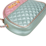 Gucci Quilted Metallic Leather Zumi Mini Crossbody Bag