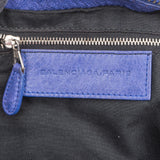 Balenciaga Blue Leather Giant City Handbag