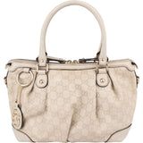 Gucci Cream Guccissima Leather Sukey Handbag