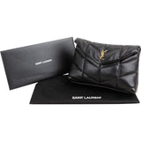 Yves Saint Laurent Quilted Leather Loulou Mini Puffer Pouch Bag