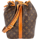 Louis Vuitton Monogram Canvas Sac Noé Petit Shoulder Bag