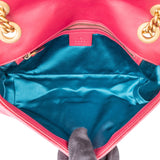 Gucci Monogram Velvet GG Marmont Crossbody Bag