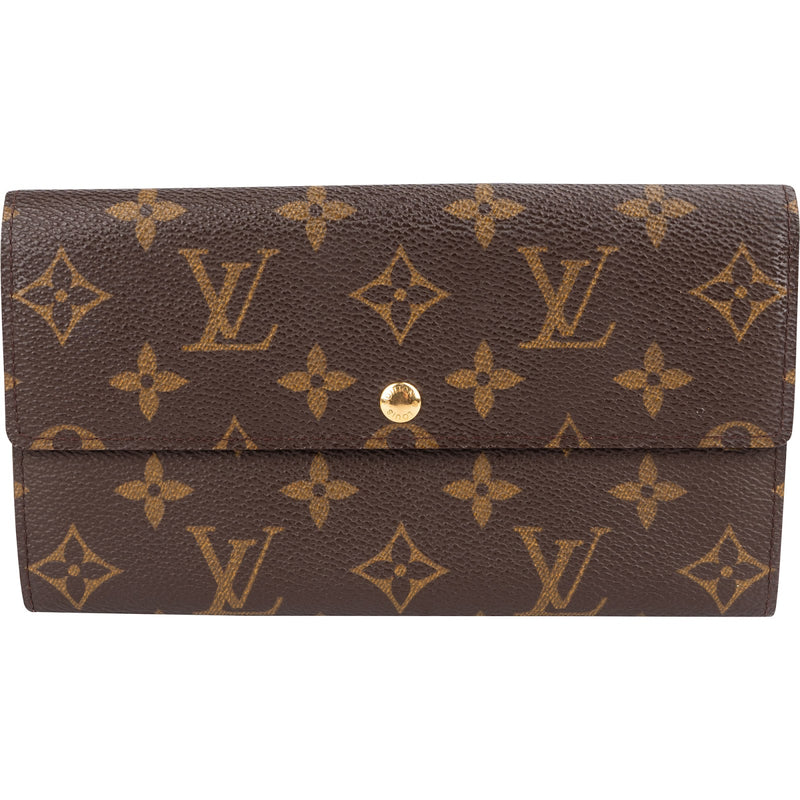 Louis Vuitton Monogram Canvas Sarah Wallet - vintageandkickz