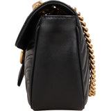 Gucci Chevron Leather GG Marmont Camera Crossbody Bag