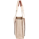 Chloé Canvas Medium Woody Tote Shoulder Bag
