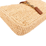 Saint Laurent Raffia Le 5 à 7 Hobo Mini Handbag