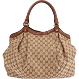 Gucci Monogram GG Canvas Sukey Tote Handbag