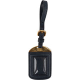 Prada Saffiano Leather Luggage Tag Bag Charm