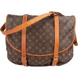 Louis Vuitton Monogram Canvas Saumur 40 Crossbody Bag
