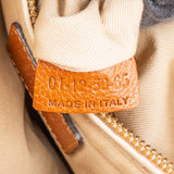 Chloé Brown Grained Leather Paraty Handbag