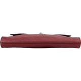 Balenciaga Pebbled Leather Toggle Clutch