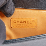 Chanel Metallic Quilted Leather Boy Single Flap Crossbody Bag - vintageandkickz