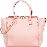 Valentino Garavani Leather Rockstud Handbag