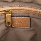 Chloé Grained Leather Marcie Satchel Handbag