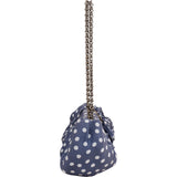 Christian Louboutin Silk Polka Dot Loubie Shoulder Bag
