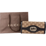 Gucci Monogram GG Canvas Interlocking GG Wallet