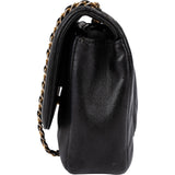 Chanel Quilted Lambskin Diana Single Flap Crossbody Bag