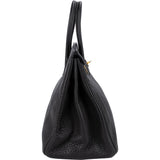 Hermès Noir Togo Leather Birkin 35 Gold Hardware Handbag