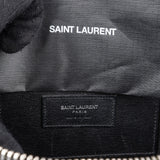 Yves Saint Laurent Black Leather Classic Baby Duffle Fringe Crossbody Bag