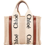 Chloé Canvas Small Woody Tote Handbag