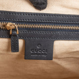 Gucci Monogram GG Canvas Web Boston Handbag