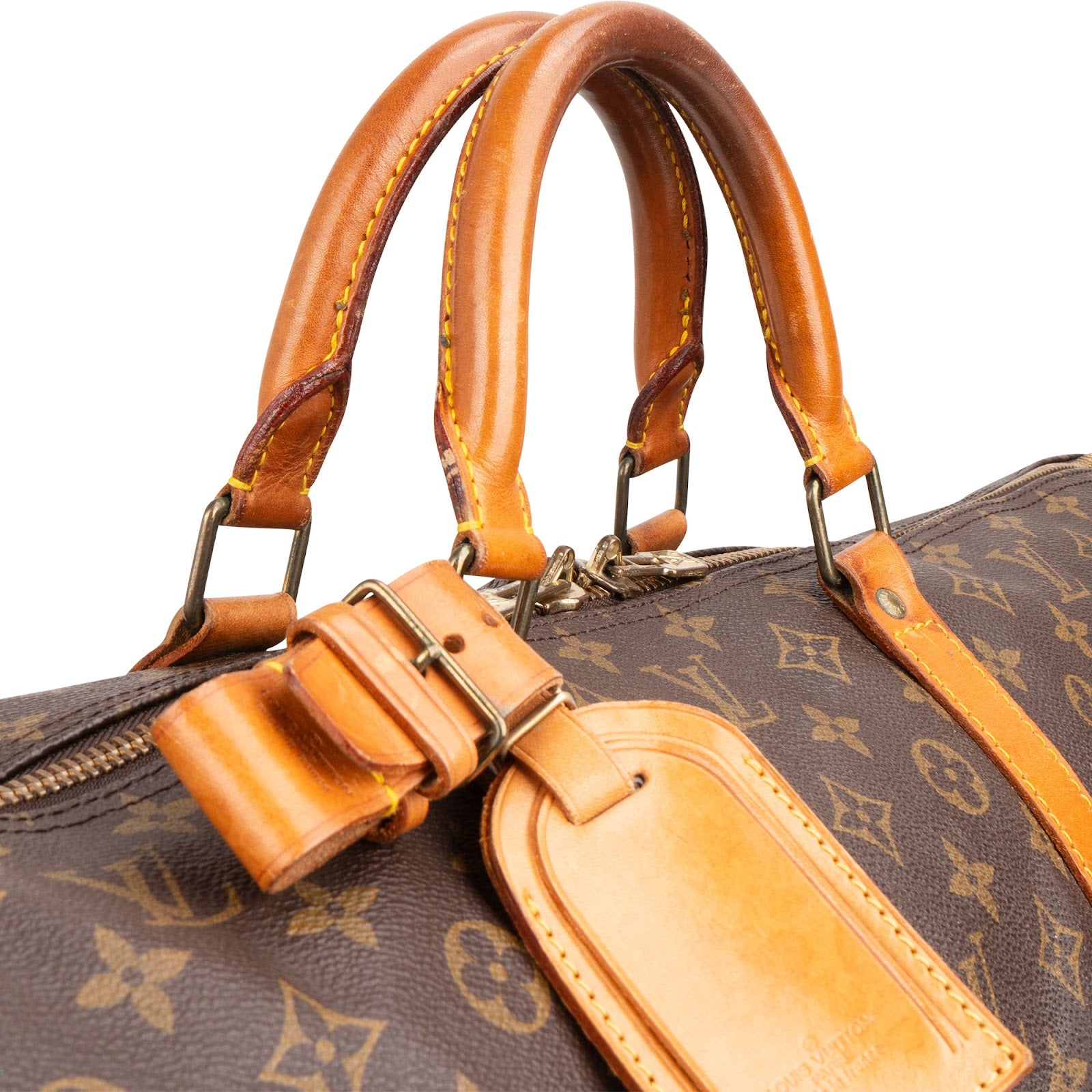 Louis Vuitton Monogram Canvas Keepall 60 Bandoulière Travel Bag