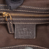 Gucci Monogram GG Large Buckle Hobo Shoulder Bag