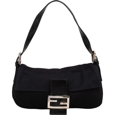 Fendi FF Monogram Baguette Shoulder Bag