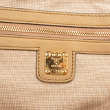 MCM Monogram Visetos Striped Shopper Handbag