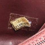 Chanel Quilted Metallic Lambskin Zip Around Wallet