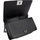 Chanel Chevron Calfskin Palladium Medium Boy Single Crossbody Bag
