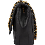 Chanel Quilted Lambskin 24K Gold Single Flap Crossbody Bag