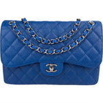 Chanel Quilted Caviar Leather Jumbo Double Flap Crossbody Bag xx maße / datacode, fehlende Ecken - vintageandkickz