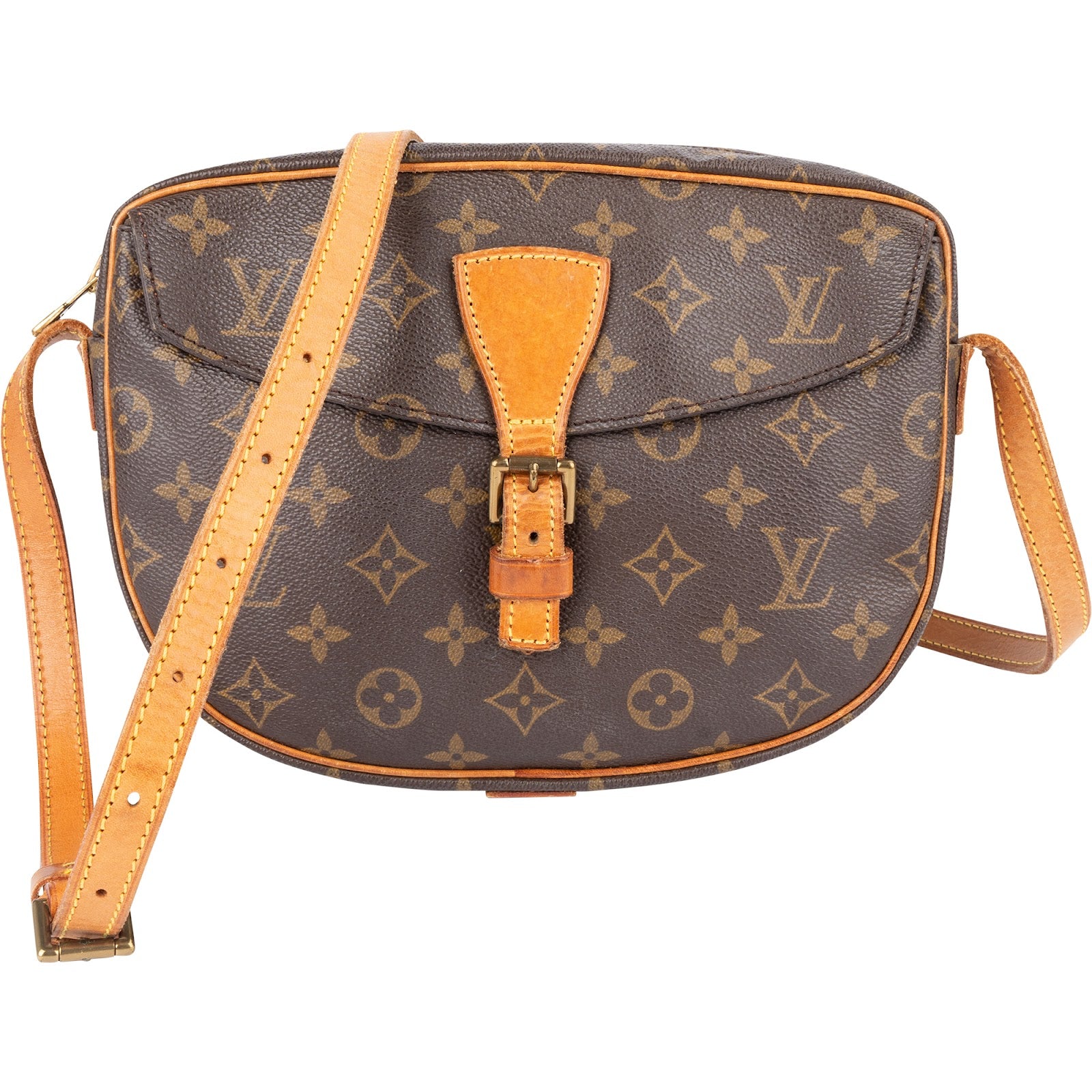 [🔄️B18 / F42] Louis Vuitton Monogram Canvas Jeune Fille Crossbody Bag - vintageandkickz