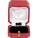 Cartier Au 750 Rosegold LOVE Wedding Band Ring (#55)