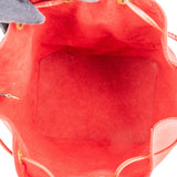 Louis Vuitton Red Epi Leather Sac Noé Petit Shoulder Bag