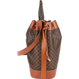 Celine Macadam Monogram Bucket Shoulder Bag